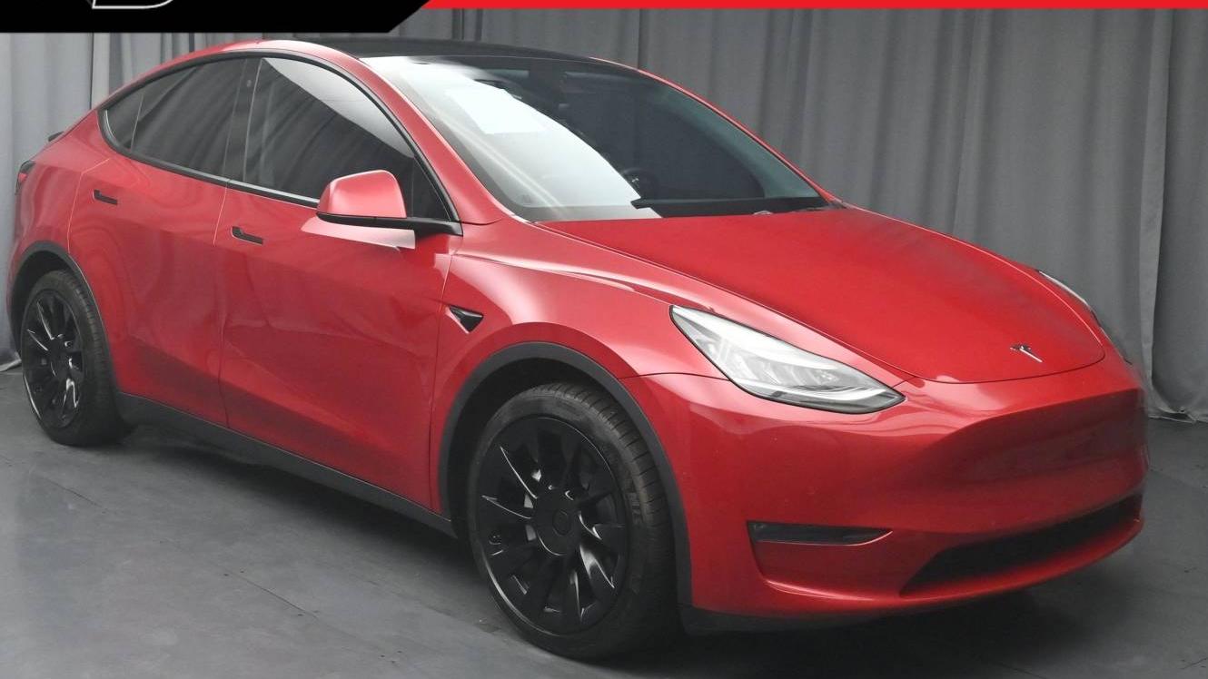 TESLA MODEL Y 2021 5YJYGDEE5MF062382 image